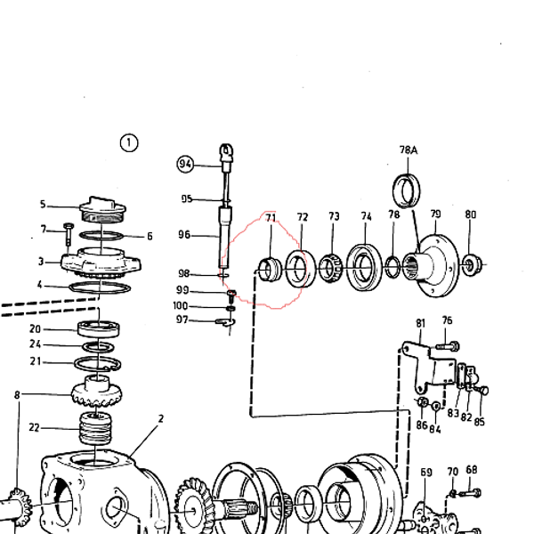 Hovedbilde Volvo Penta 3582883 foring 