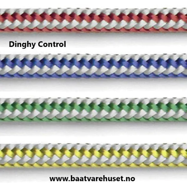 Hovedbilde Dinghy Control 5mm, gul/hvit