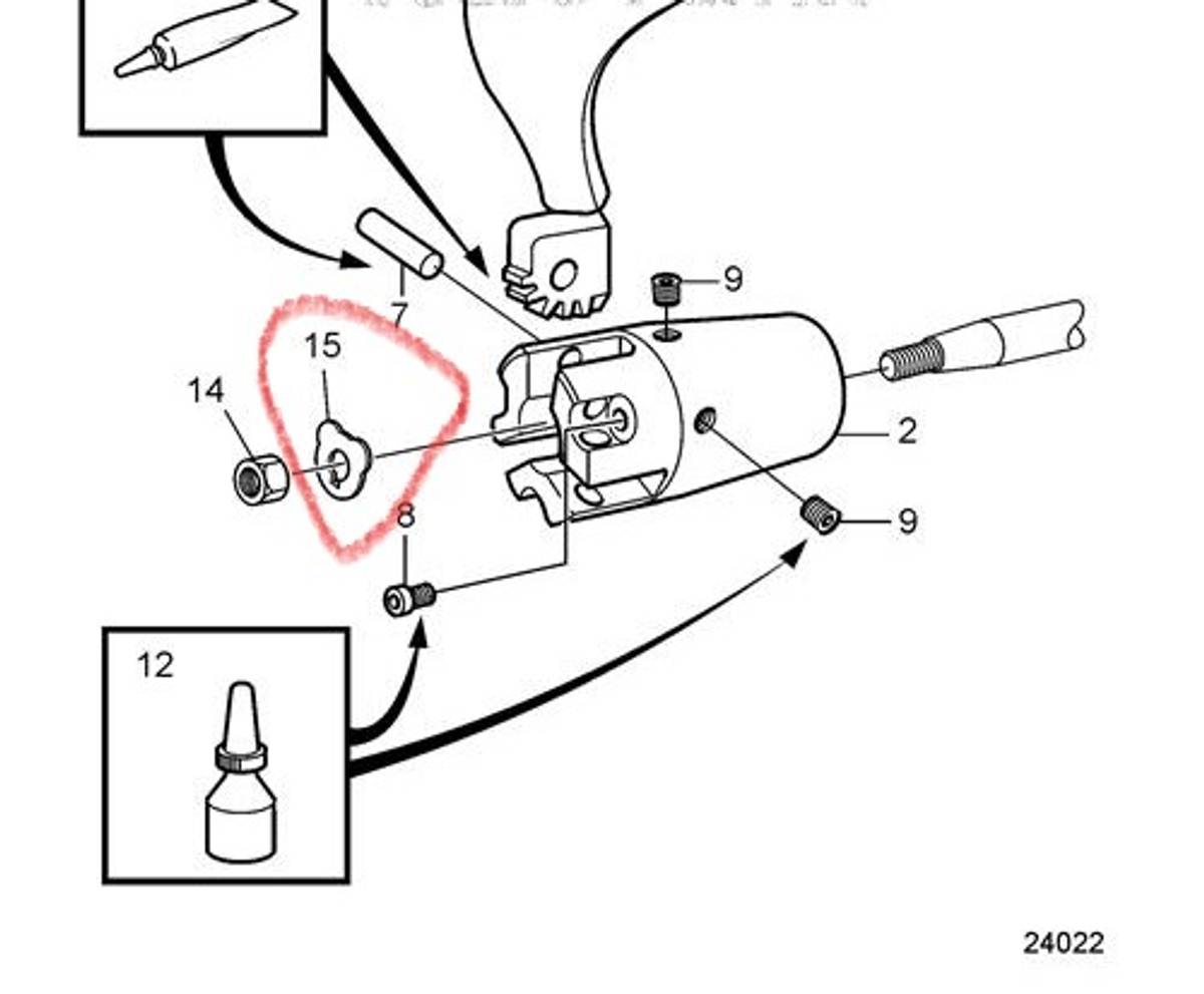 Volvo Penta 873488 lseblekk M20