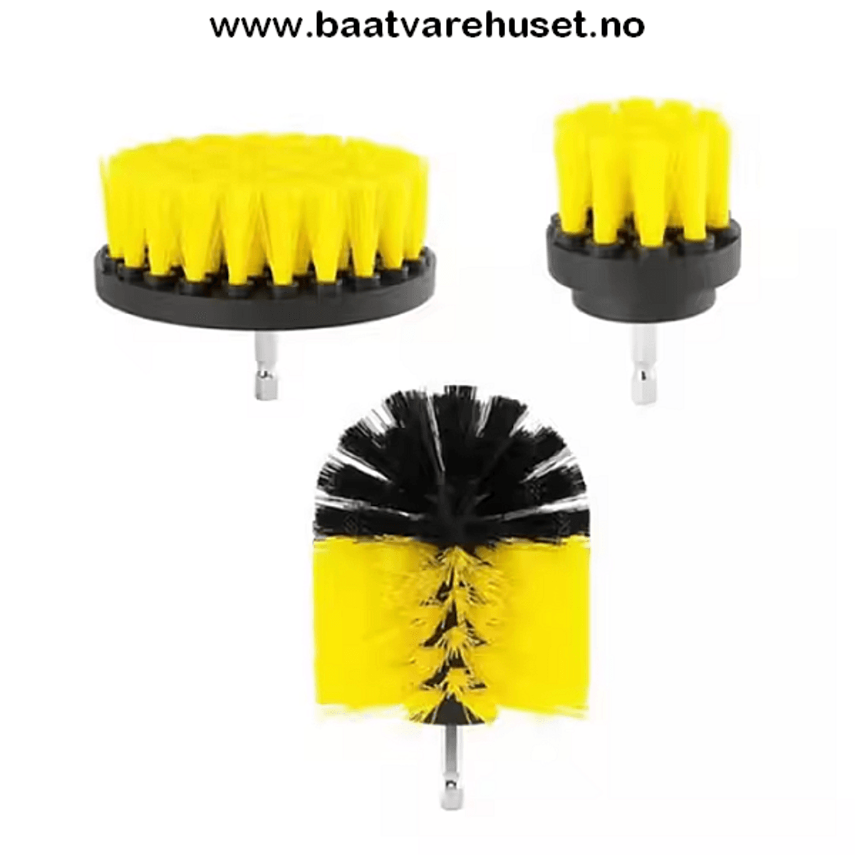 Børstekit for drill , 3 deler 