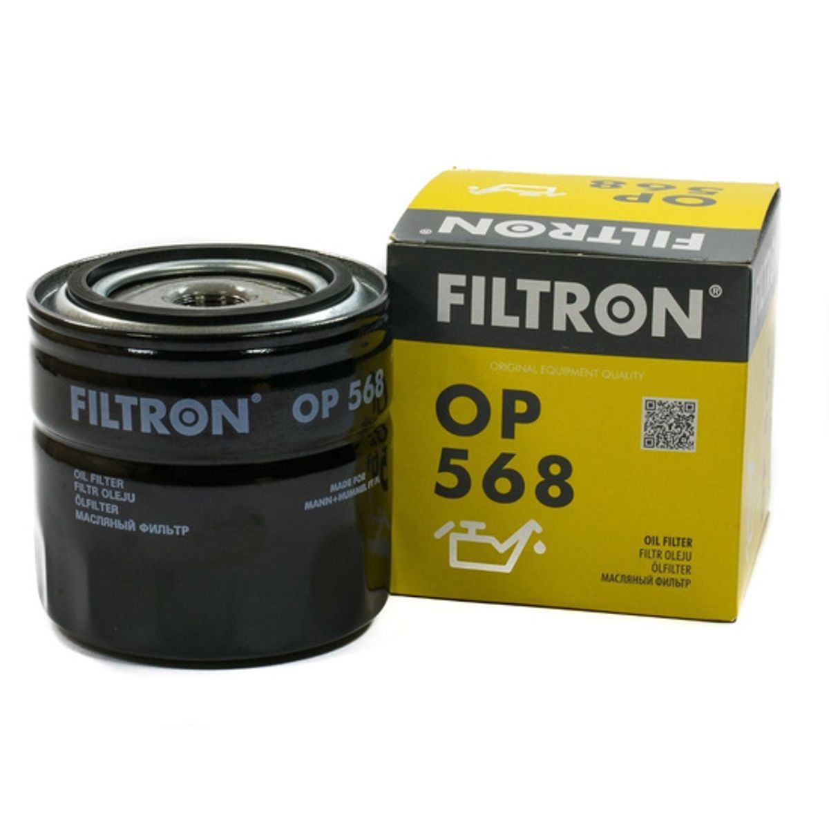Filtron Oljefilter  OP 568 , Nanni diesel , Volvo Penta 3517857