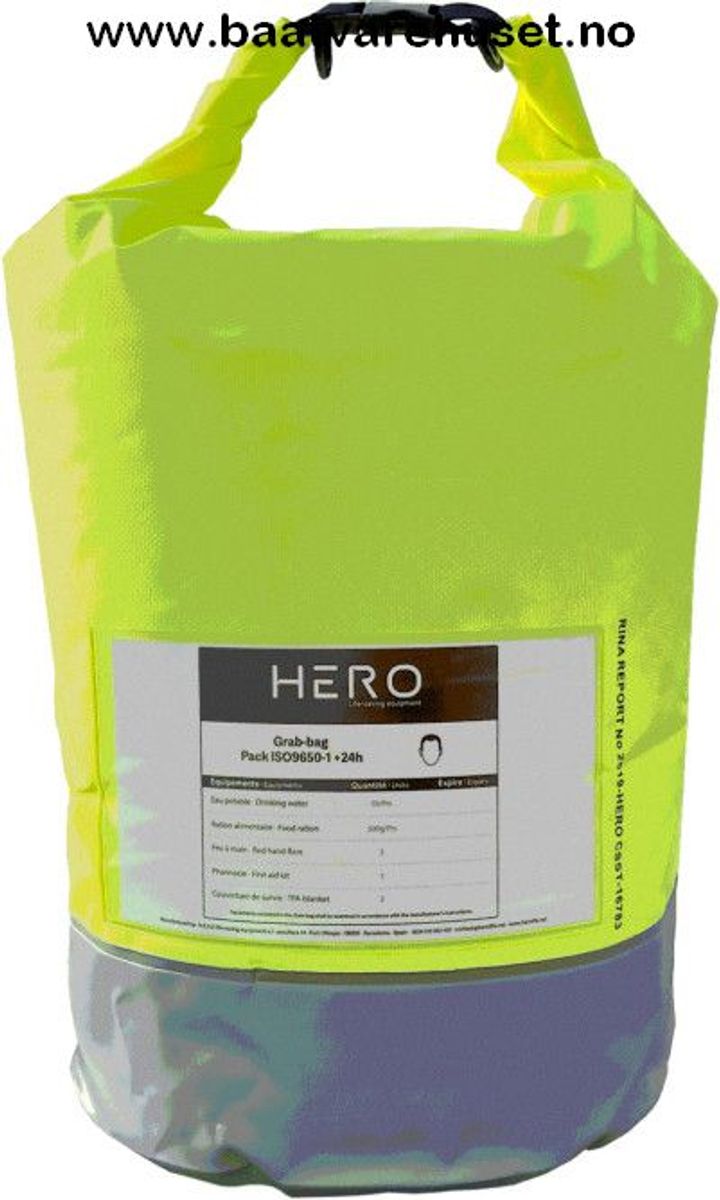 HERO Grab Bag 4 personer ISO 9650-1 +24H