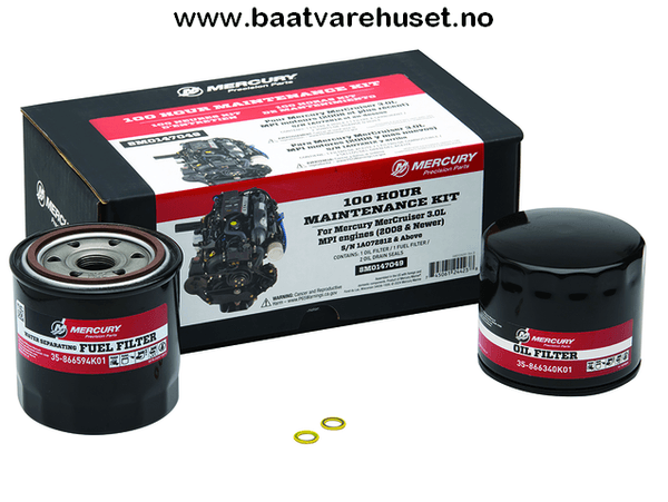 Hovedbilde 100T servicekit 8M0147049 Mercruiser 3.0L MPI 